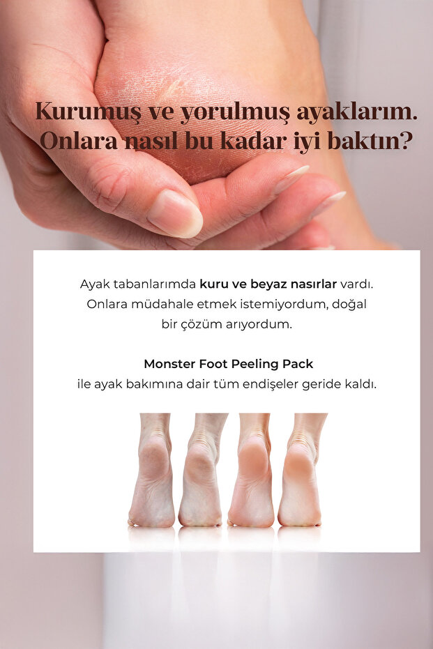 4'lü Çorap Tipi Ayak Peeling Maskesi Seti - 3