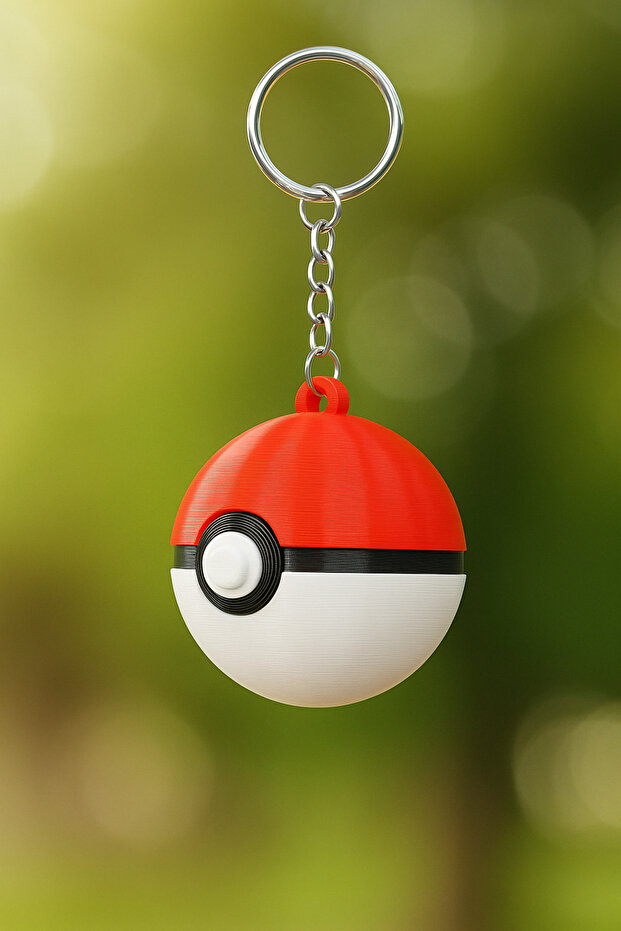Pokemon Pokeball Keychain | Special Design Gift for Pokemon Fans