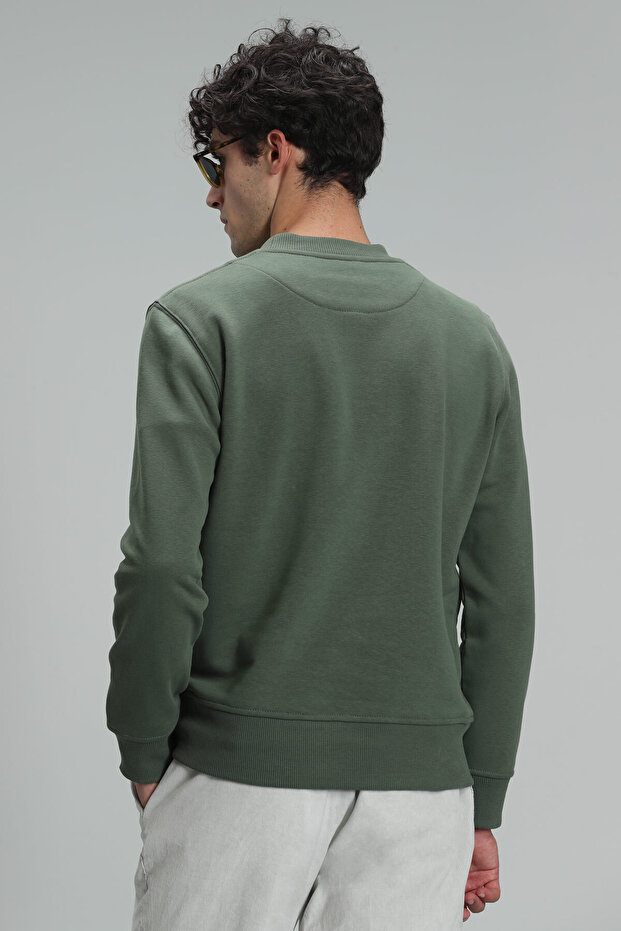 Edwın Erkek Sweatshirt Yeşil - 6