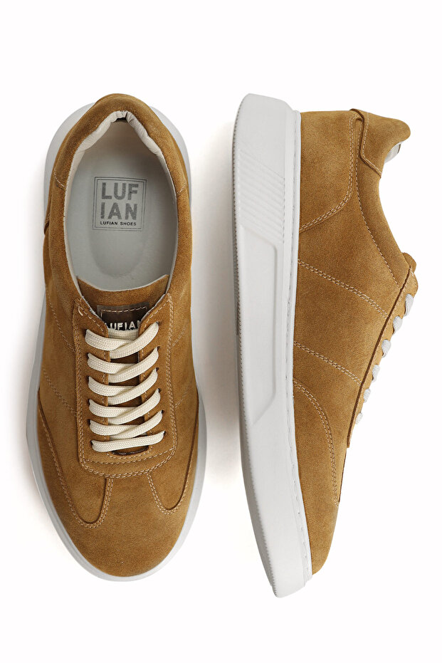 Toledo Erkek Süet Casual Ayakkabı Hardal - 4