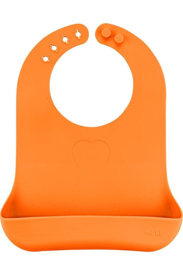 Silikon Mama Önlüğü Sunset Turuncu - 1