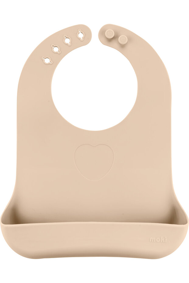 Silikon Mama Önlüğü Latte Bej - 1