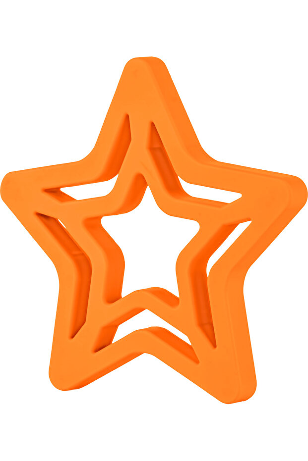 عضاضة سيليكون ستار غروب الشمس برتقالية - 5