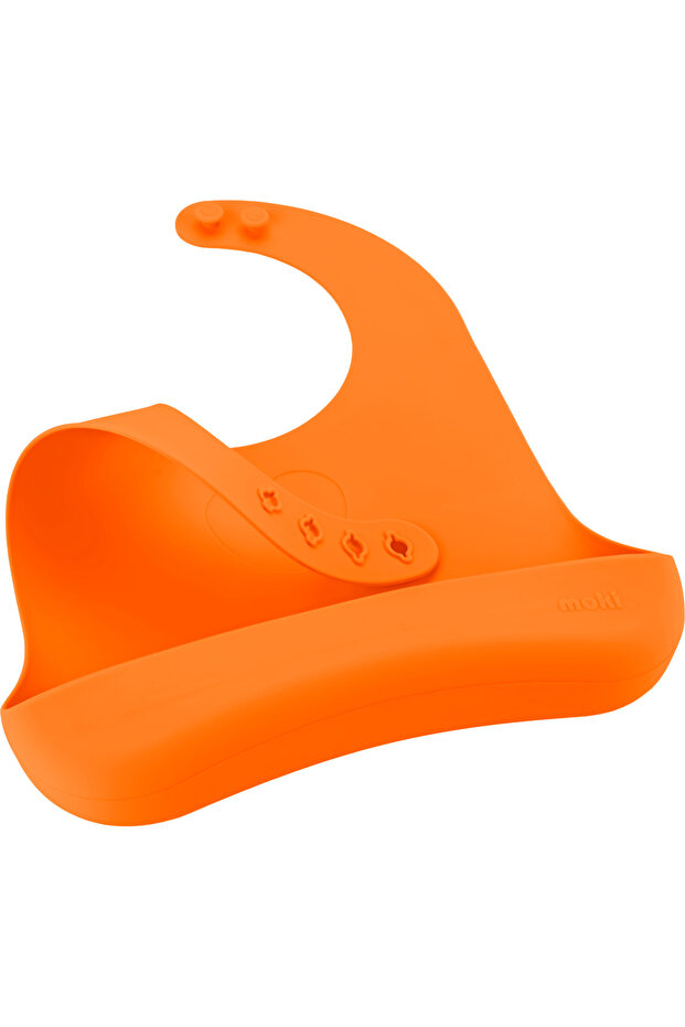 Silikon Mama Önlüğü Sunset Turuncu - 5