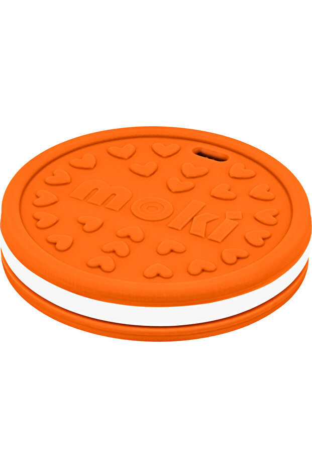 عضاضة سيليكون كوكي غروب الشمس برتقالية - 4