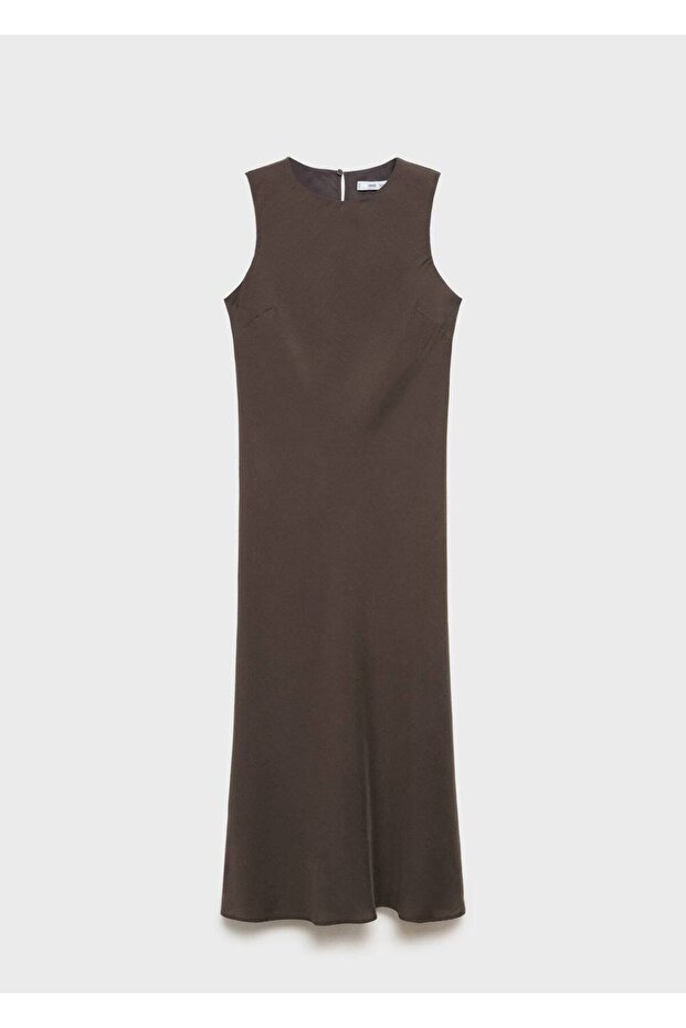 Uzun modal elbise - 3