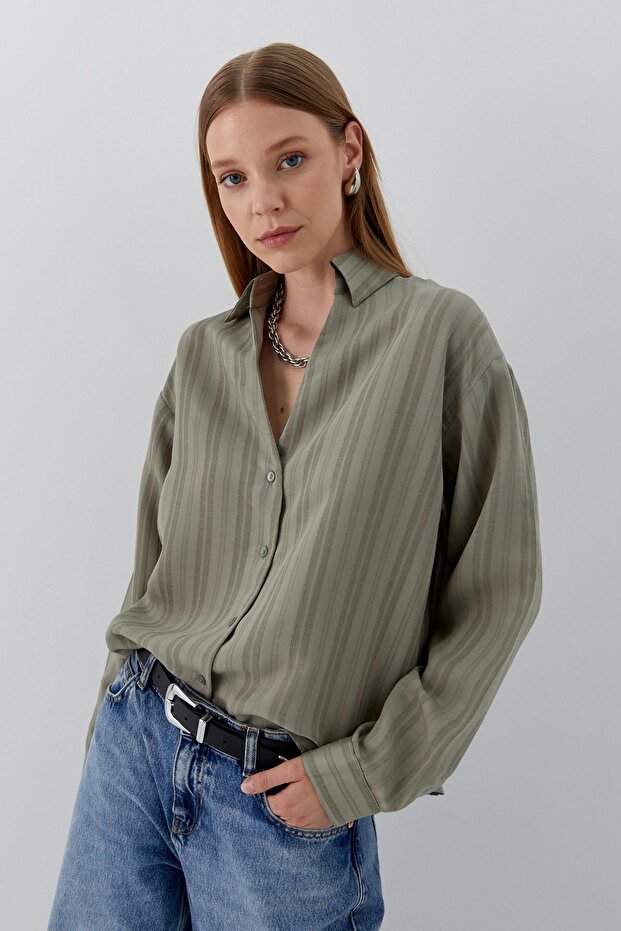 Viskon Gömlek Çağla - 4