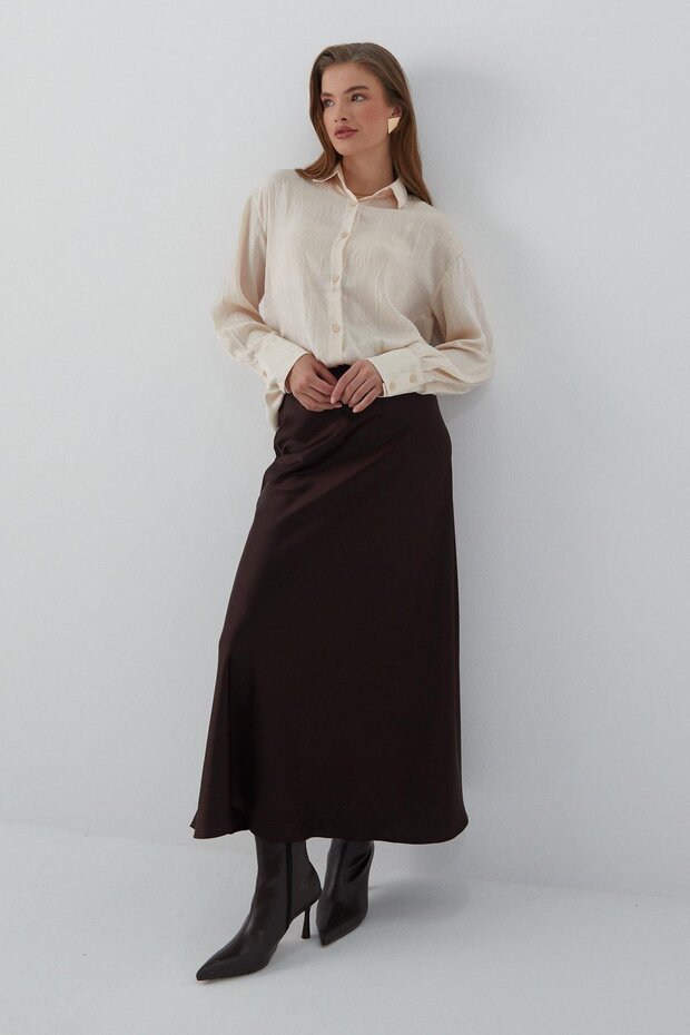 Krinkıl Gömlek Bej - 5