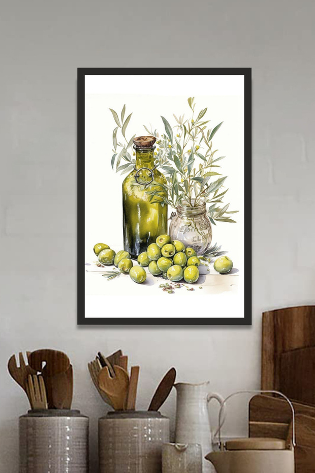 mutfak tasarımlı Çerçeve Görünümlü Mdf Tablo - 1