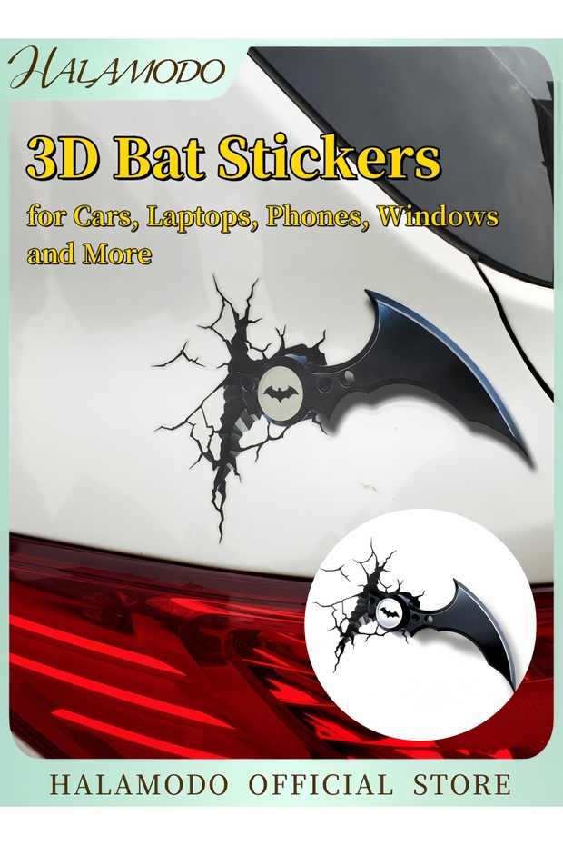 Batman Batarang 3D Deco Light Black