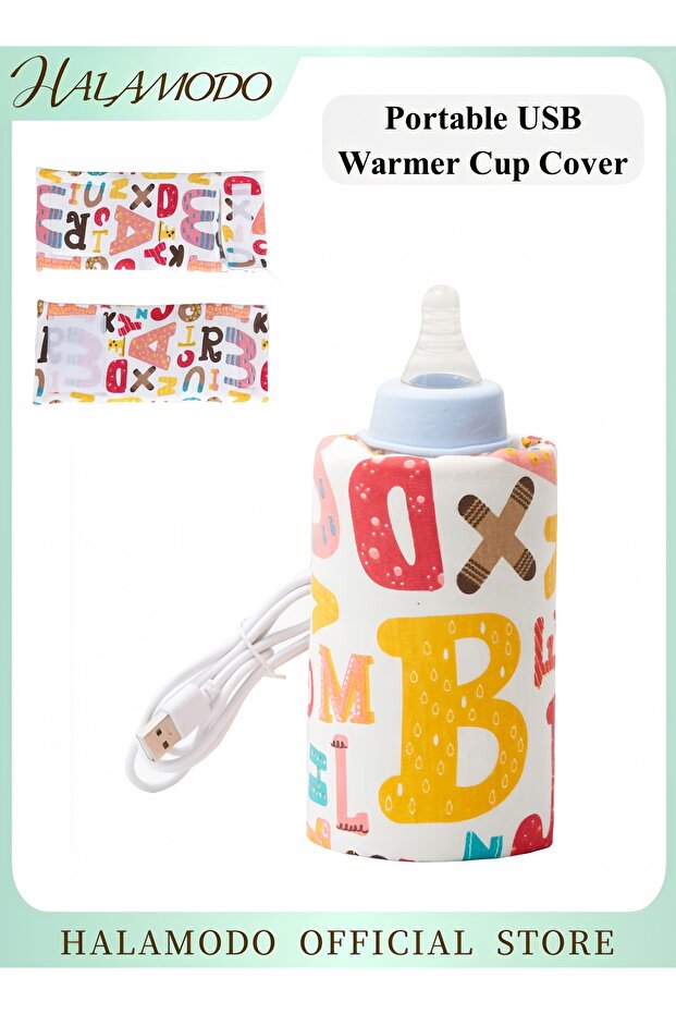 USB Warmer Sleeve Constant Temperature Portable Feeding Bottle Beverage Warming Bag