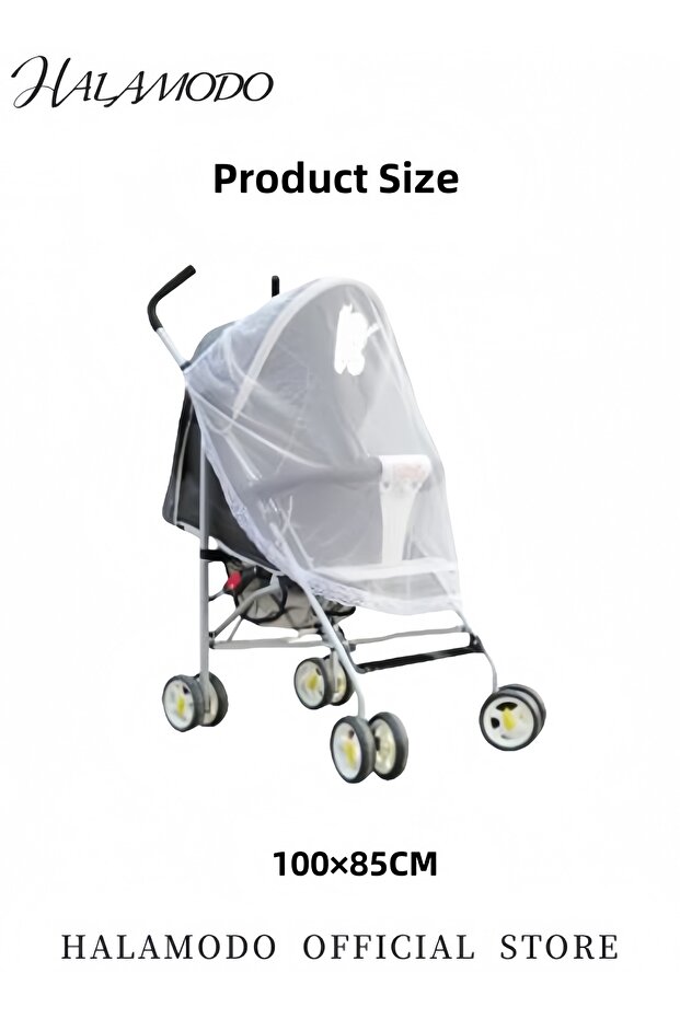 Baby Mosquito Net for Stroller Durable Mosquito & Bug Net Half Mask Mosquito Net High Density Mosqui - 6