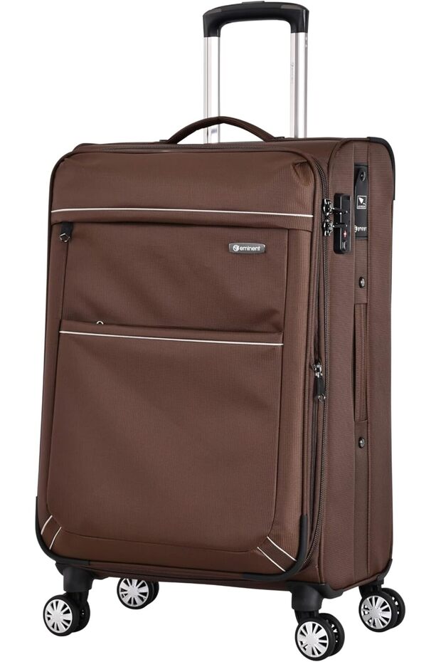 Expandable Luggage Trolley Bag Soft Suitcase for Unisex Travel