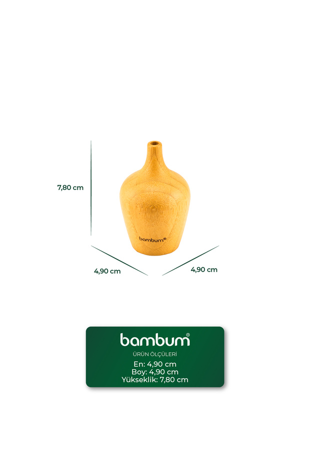 Braga Bambu Vazo 7,8*4,9cm - 2
