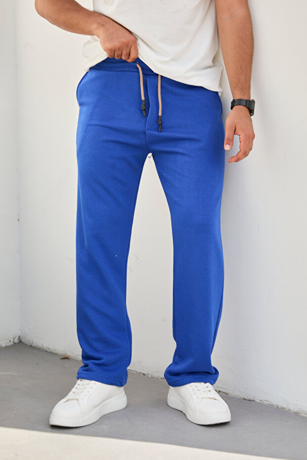Men's Baggy Fit Sweatpants – with Pockets and Straight Leg