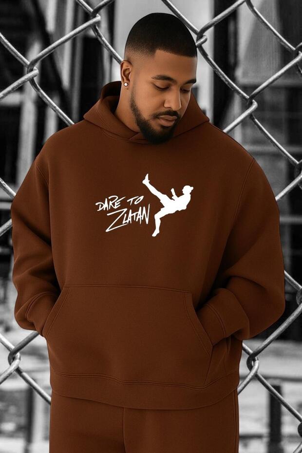 سويت شيرت بوكسور مطبوع بمقاس كبير