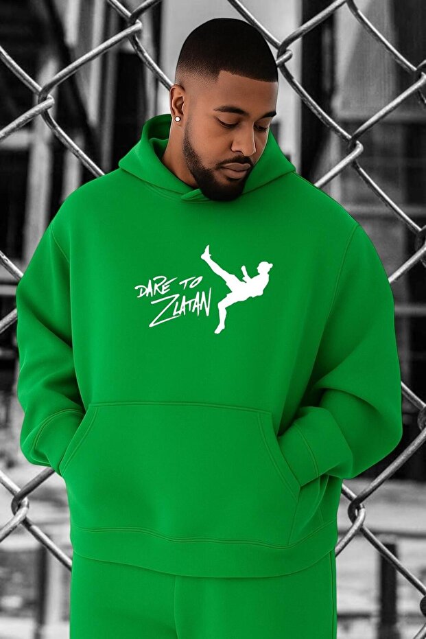 سويت شيرت بوكسور مطبوع بمقاس كبير