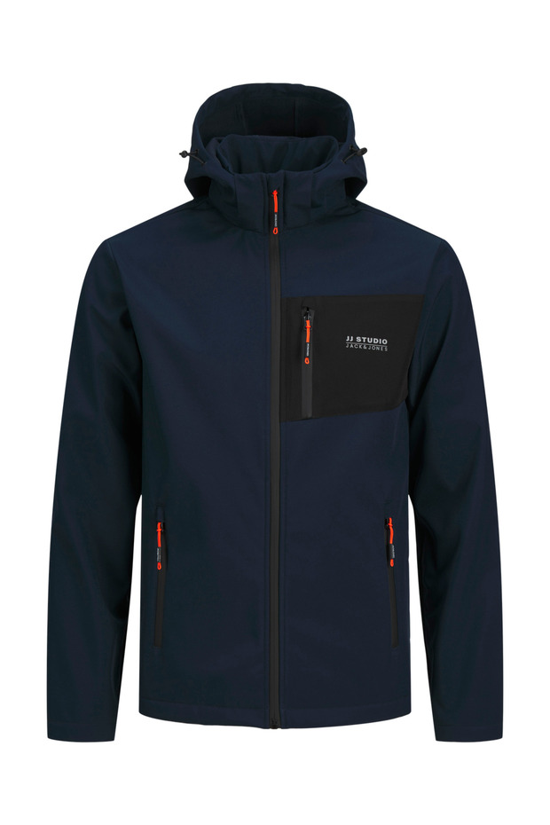 JJTAYLOR SOFTSHELL JACKET Navy - 2