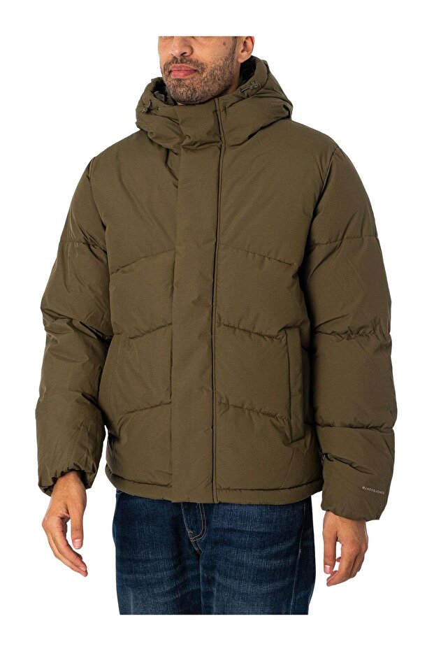 JJWORLD PUFFER JACKET Olive - 5