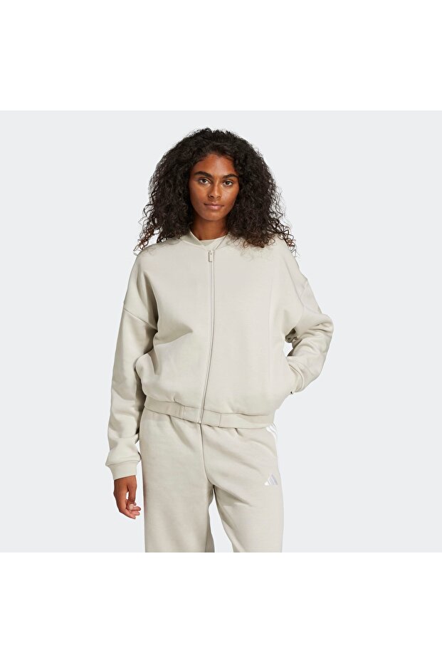 Essentials Contemporary Logo Bomber Ceket - 1