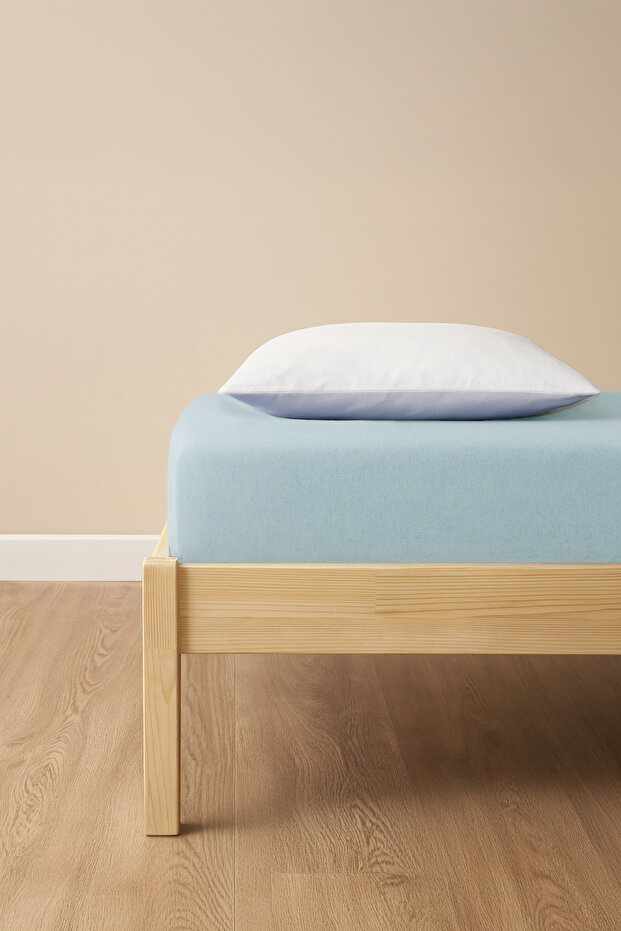 Single Fitted Sheet Turquoise - 1