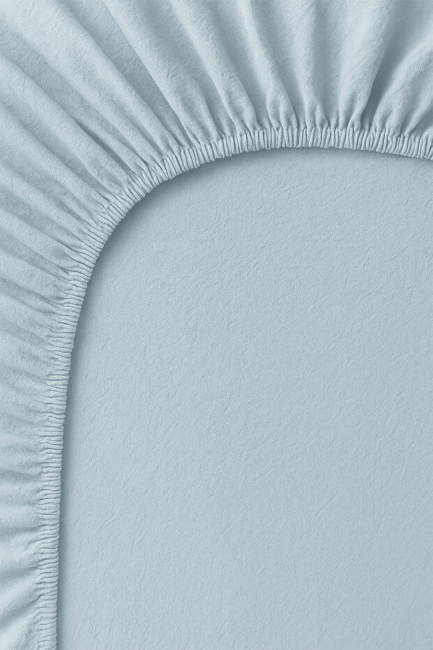 Single Fitted Sheet Turquoise - 2