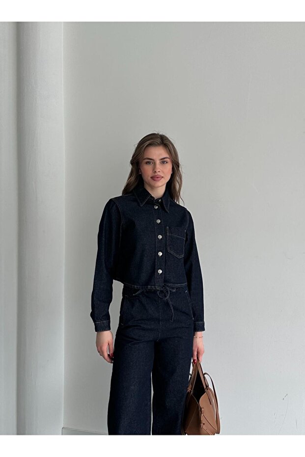 Jeans-Set mit elastischem Bund - 5