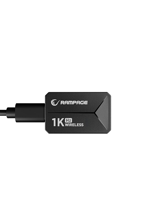 Zenith 1000 Hz Kablosuz Oyuncu Mouse-Siyah - 7