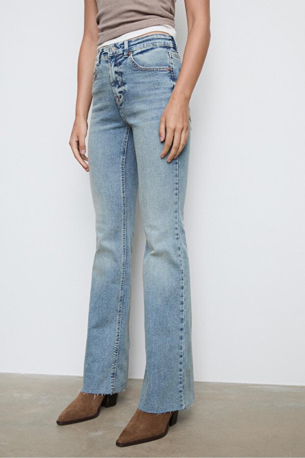 İspanyol paça slim fit jean - 1