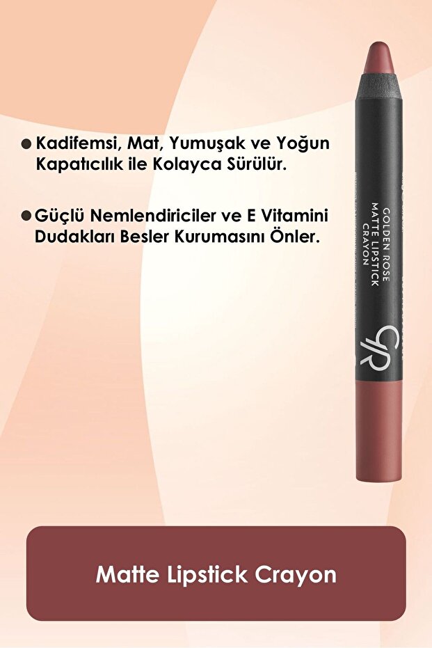 KALEM RUJ MATTE LİPSTİCK CRAYON NO:18- - 2