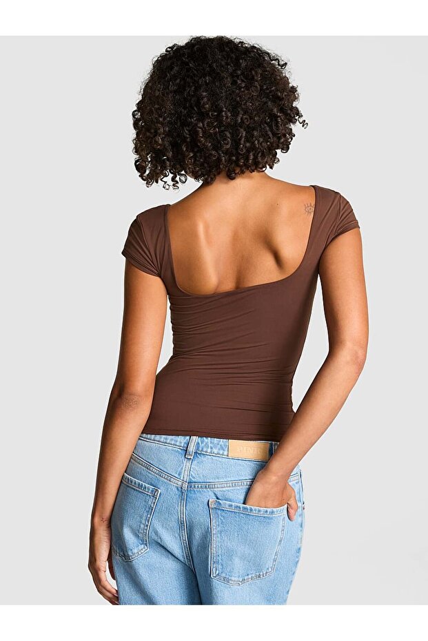 Base Esnek Kısa Kollu Tişört - 2