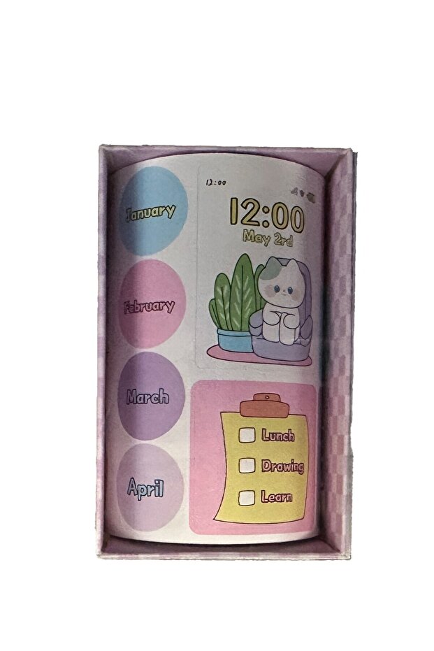 Happy Time Rulo Sticker - 7