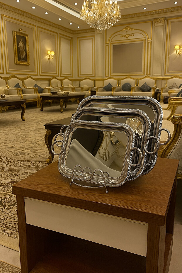 Serving Tray Set - 3 Pieces - 2