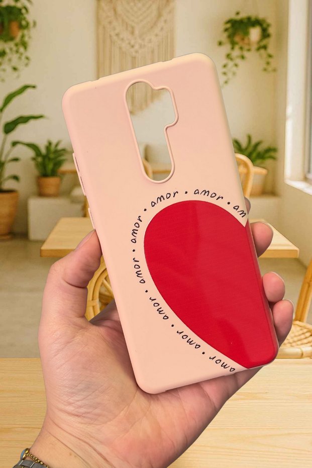 Xiaomi Redmi Note 8 Pro- Amor Heart Silicone Shock Absorbing Classic Protected Rubber Case