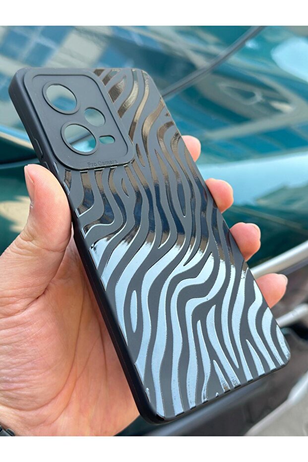 Xiaomi Redmi Note 12 Pro 5g - Zebra Pattern Launch Camera Protected Soft Silicone Zebra Case277 - 3