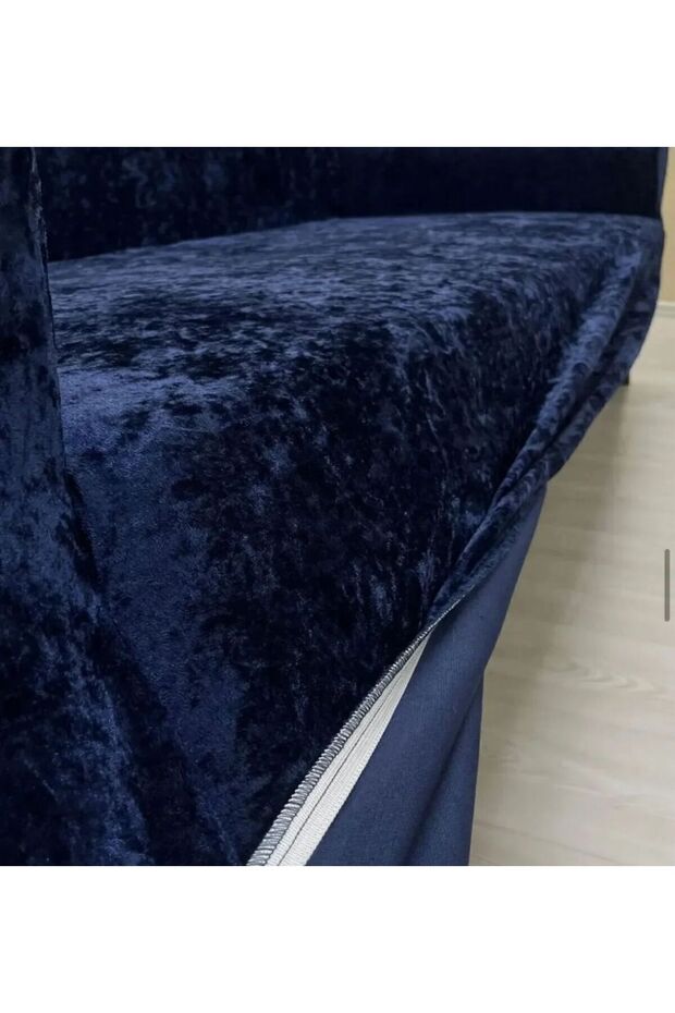 Kadife Geçirmeli Koltuk Örtü Seti 3+3 - 3