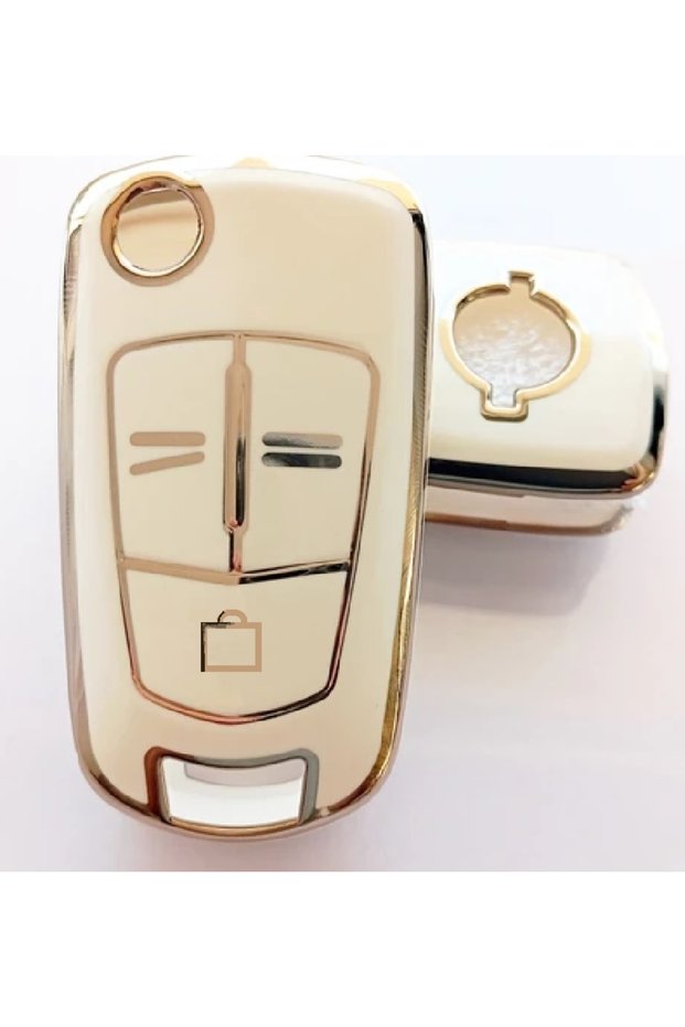 Opel Vectra C Sustalı Box White Auto Key Remote Case Cover Auto Keychain