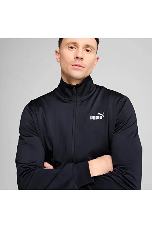 Knitted Suits, Regular, Longsleeve, Stand up collar, Regular, Medium, Plain, Side Pocket, Full Zip - 2