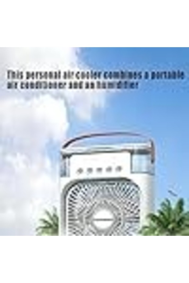 Mini-Mist Fan UN-MF008Instant Cooling Humidifier with Seven Colour LED Timer Function - 2