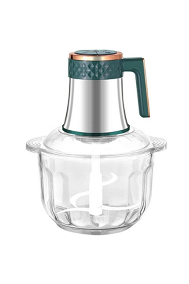 Electric Food Chopper, 2000W Copper Motor, 3.5L Glass Jar