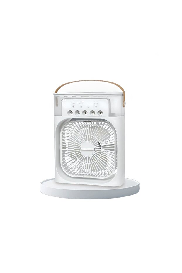 Mini-Mist Fan UN-MF008Instant Cooling Humidifier with Seven Colour LED Timer Function - 1