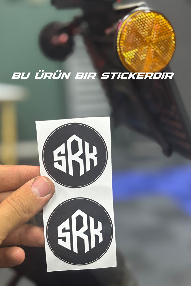 5Cmx5Cm Round Sticker Label for Rear Cat's Eye Reflector for Rks Srk125