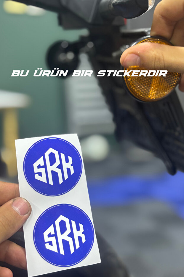 5Cmx5Cm Round Sticker Label for Rear Cat's Eye Reflector for Rks Srk125