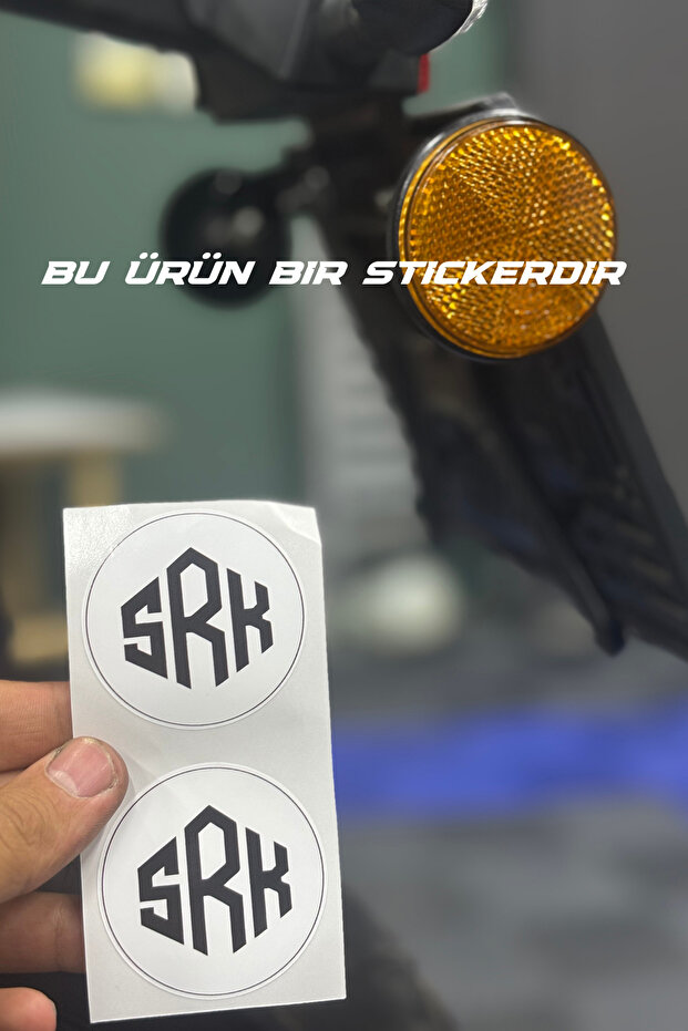 5Cmx5Cm Round Sticker Label for Rear Cat's Eye Reflector for Rks Srk125