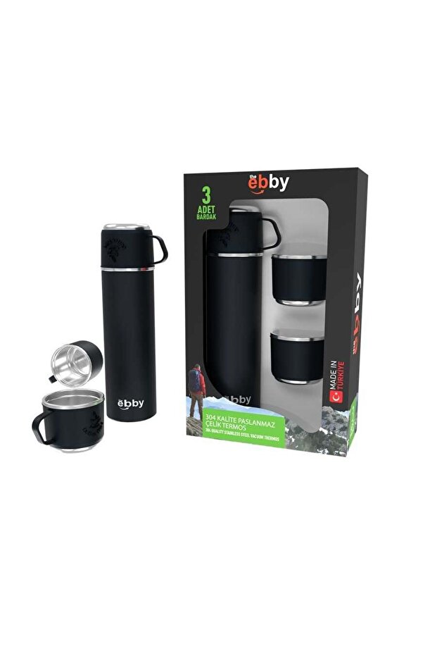 BM Theebby ترمس فولاذي بسعة 3 أكواب