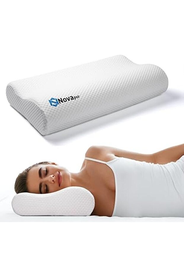 Nova Pro Memory Foam Cervical Neck Pillow for Sleeping