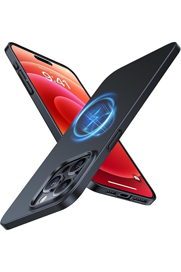 New Case Compatible for iPhone 15 Pro Max Case, Ultra-Thin Phone Case Compatible with Magnetic Charg