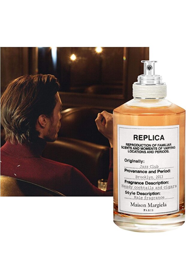 Jazz Club Eau de Toilette for Men by Replica, 3.4 fl oz/100 ml
