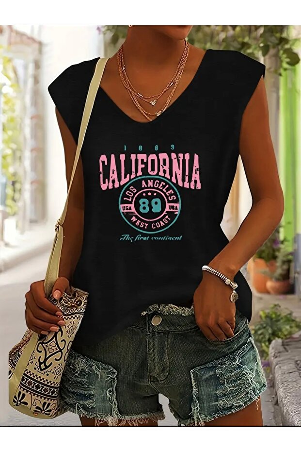 California Printed Women's T-Shirt