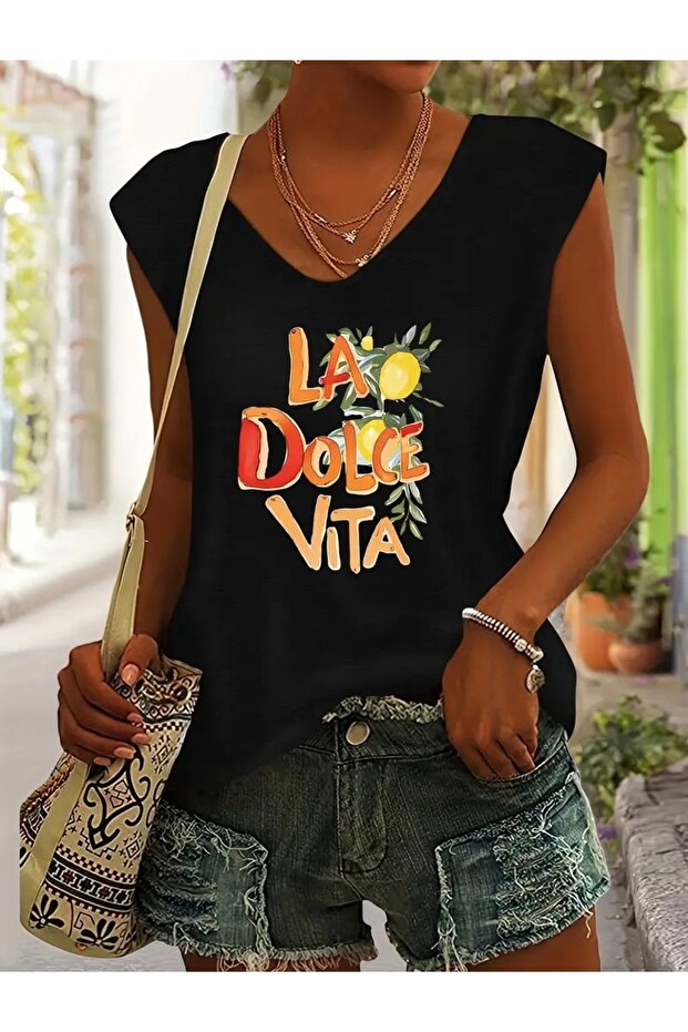 La Dolce Vita Printed Women's T-Shirt